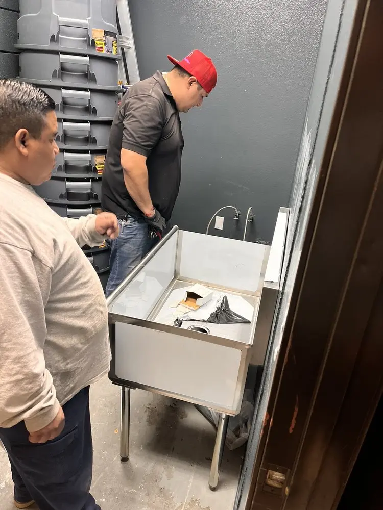 Commercial plumbing and sink installation in Airmont